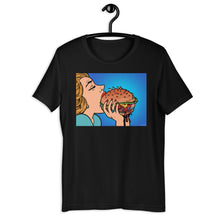 Load image into Gallery viewer, Classic Crew Neck Tee - Hamburger Feast - Ronz-Design-Unique-Apparel
