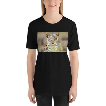 Classic Crew Neck Tee - Green Eyed Leopard - Ronz-Design-Unique-Apparel