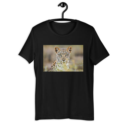 Classic Crew Neck Tee - Green Eyed Leopard - Ronz-Design-Unique-Apparel