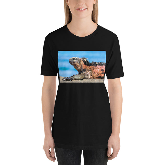 Classic Crew Neck Tee - Galápagos Marine Iguana - Ronz-Design-Unique-Apparel