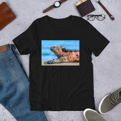Classic Crew Neck Tee - Galápagos Marine Iguana - Ronz-Design-Unique-Apparel