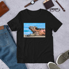 Load image into Gallery viewer, Classic Crew Neck Tee - Galápagos Marine Iguana - Ronz-Design-Unique-Apparel
