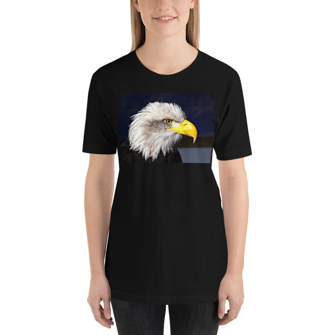 Classic Crew Neck Tee - Bald Eagle - Ronz-Design-Unique-Apparel