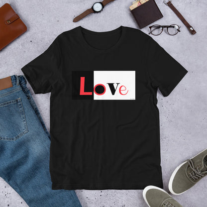 Classic Crew Neck Tee - LoVe - Ronz-Design-Unique-Apparel