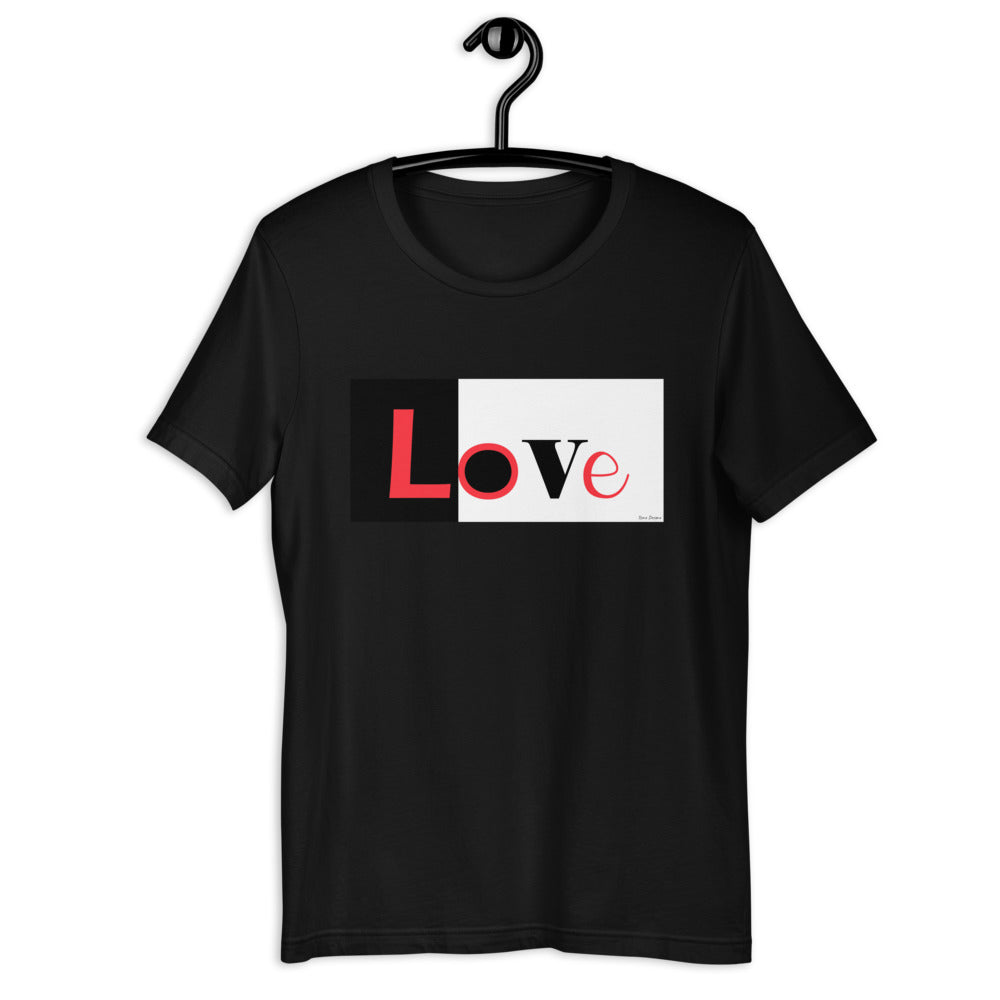 Classic Crew Neck Tee - LoVe - Ronz-Design-Unique-Apparel