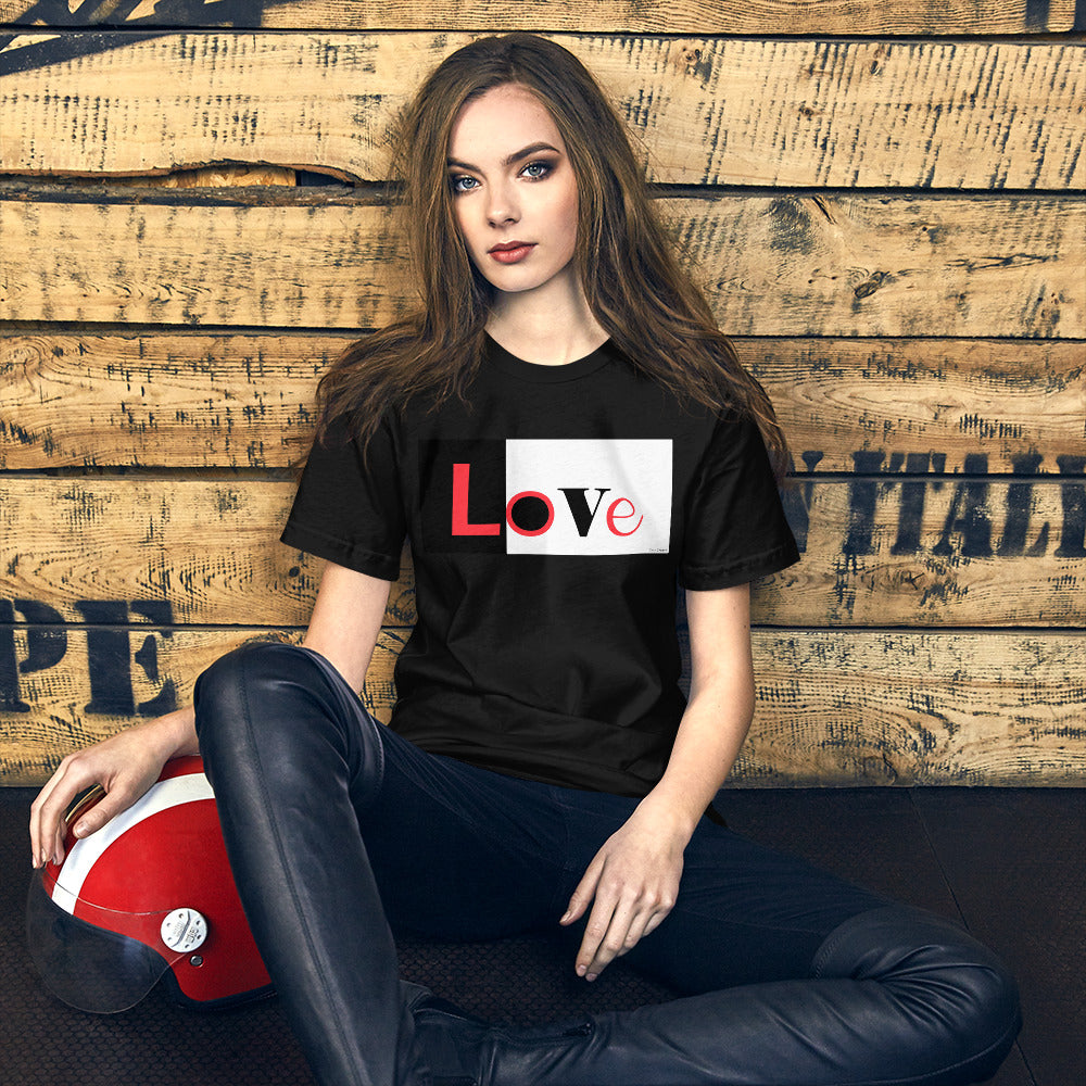 Classic Crew Neck Tee - I Love Love you! - Ronz-Design-Unique-Apparel