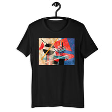 Load image into Gallery viewer, Classic Crew Neck Tee - Abstract Black Circle - Ronz-Design-Unique-Apparel
