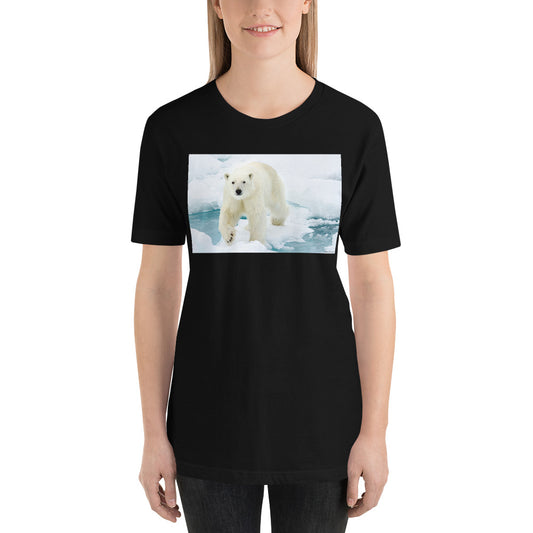 Classic Crew Neck Tee - Polar Bear - Ronz-Design-Unique-Apparel