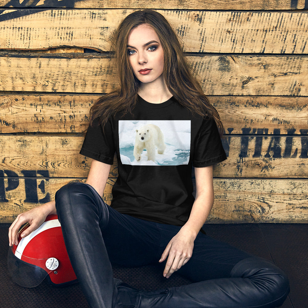 Classic Crew Neck Tee - Polar Bear - Ronz-Design-Unique-Apparel