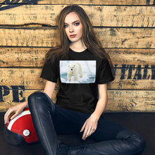 Load image into Gallery viewer, Classic Crew Neck Tee - Polar Bear - Ronz-Design-Unique-Apparel
