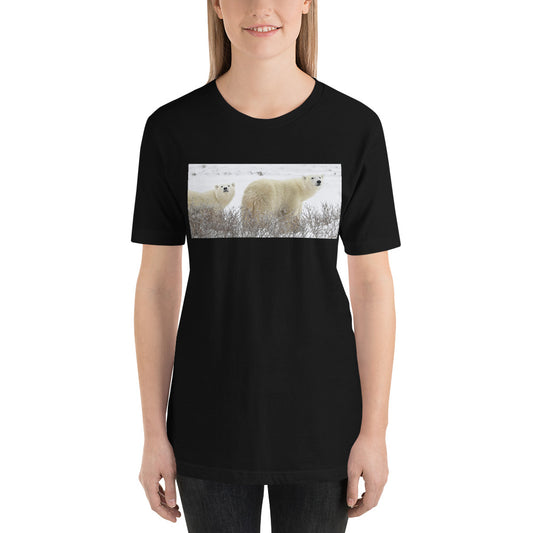 Classic Crew Neck Tee - Mom & Cub - Ronz-Design-Unique-Apparel