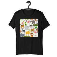 Load image into Gallery viewer, Classic Crew Neck Tee - Life is a Zoo - Ronz-Design-Unique-Apparel
