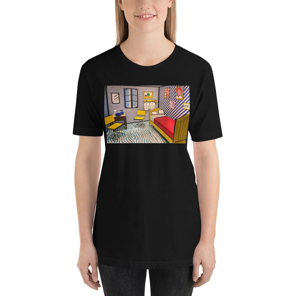 Classic Crew Neck Tee - van Gogh's Bedroom: Illustration - Ronz-Design-Unique-Apparel