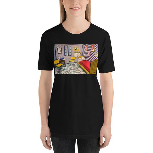 Classic Crew Neck Tee - van Gogh's Bedroom: Illustration - Ronz-Design-Unique-Apparel