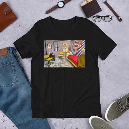 Classic Crew Neck Tee - van Gogh's Bedroom: Illustration - Ronz-Design-Unique-Apparel