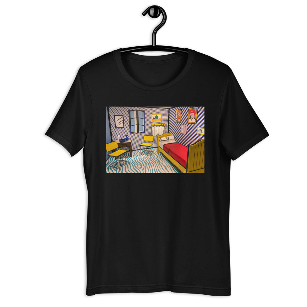 Classic Crew Neck Tee - van Gogh's Bedroom: Illustration - Ronz-Design-Unique-Apparel