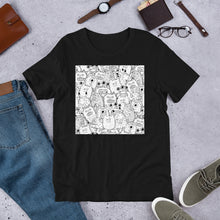 Load image into Gallery viewer, Classic Crew Neck Tee - Funny Monsters - Ronz-Design-Unique-Apparel
