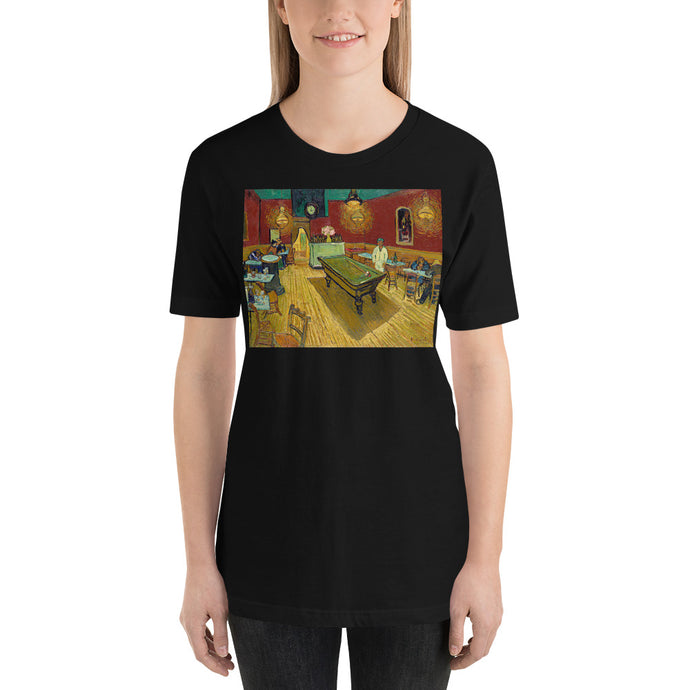 Classic Crew Neck Tee - van Gogh: The Night Café - Ronz-Design-Unique-Apparel