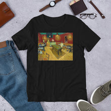 Load image into Gallery viewer, Classic Crew Neck Tee - van Gogh: The Night Café - Ronz-Design-Unique-Apparel

