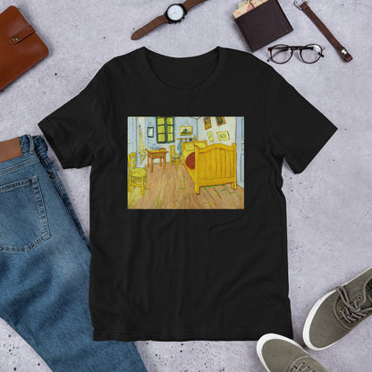 Classic Crew Neck Tee - van Gogh: Bedroom in Aries - Ronz-Design-Unique-Apparel