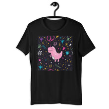 Load image into Gallery viewer, Classic Crew Neck Tee - Pink Dino - Ronz-Design-Unique-Apparel
