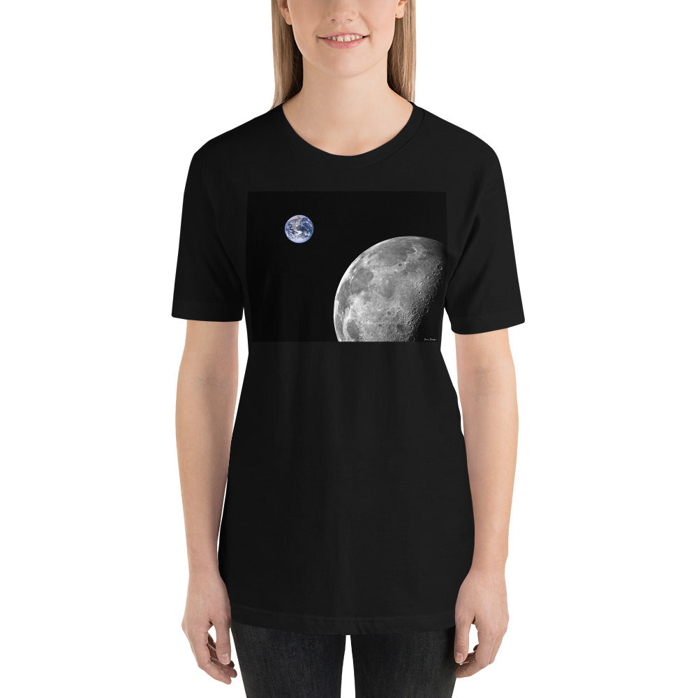 Classic Crew Neck Tee - NASA Photo Earth from Space - Ronz-Design-Unique-Apparel