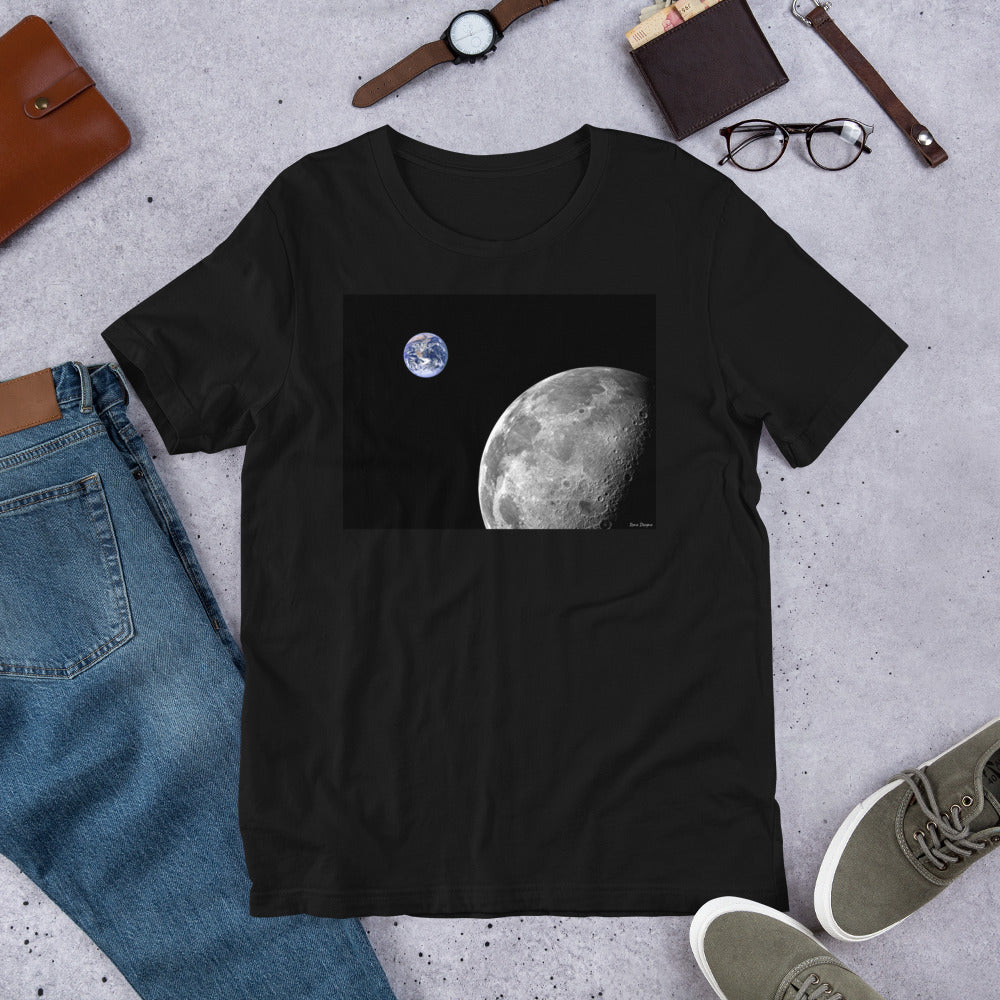 Classic Crew Neck Tee - NASA Photo Earth from Space - Ronz-Design-Unique-Apparel
