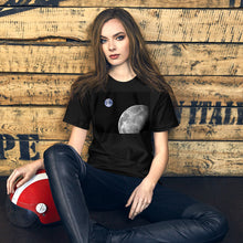 Load image into Gallery viewer, Classic Crew Neck Tee - NASA Photo Earth from Space - Ronz-Design-Unique-Apparel
