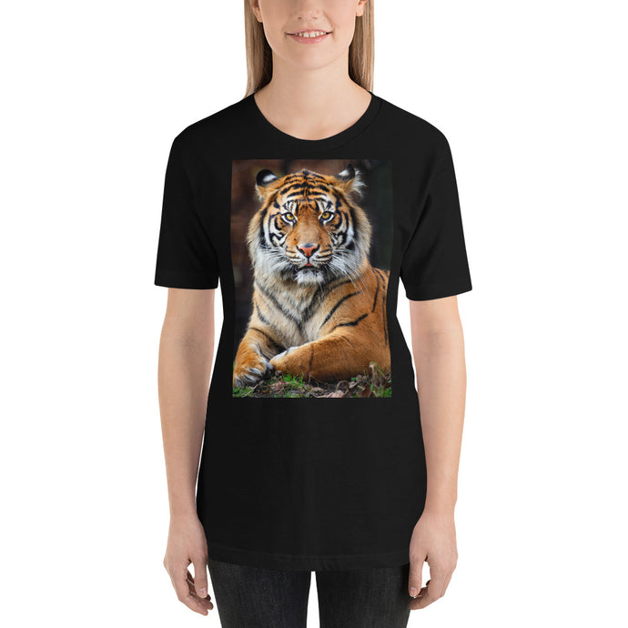 Classic Crew Neck Tee - Big Tiger - Ronz-Design-Unique-Apparel