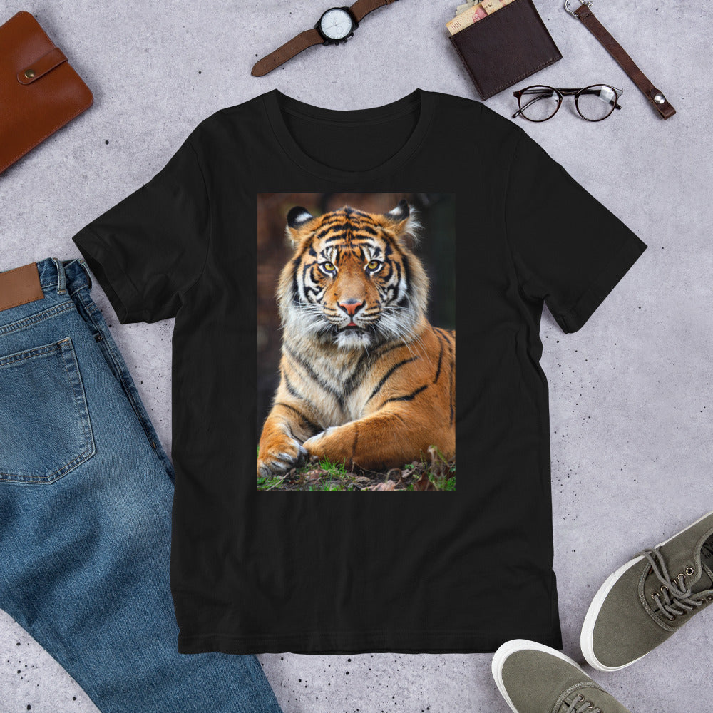 Classic Crew Neck Tee - Big Tiger - Ronz-Design-Unique-Apparel