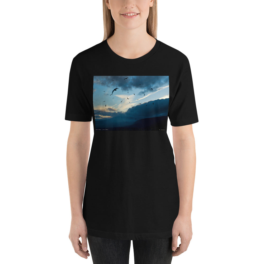 Classic Crew Neck Tee - Bird Storm - Ronz-Design-Unique-Apparel