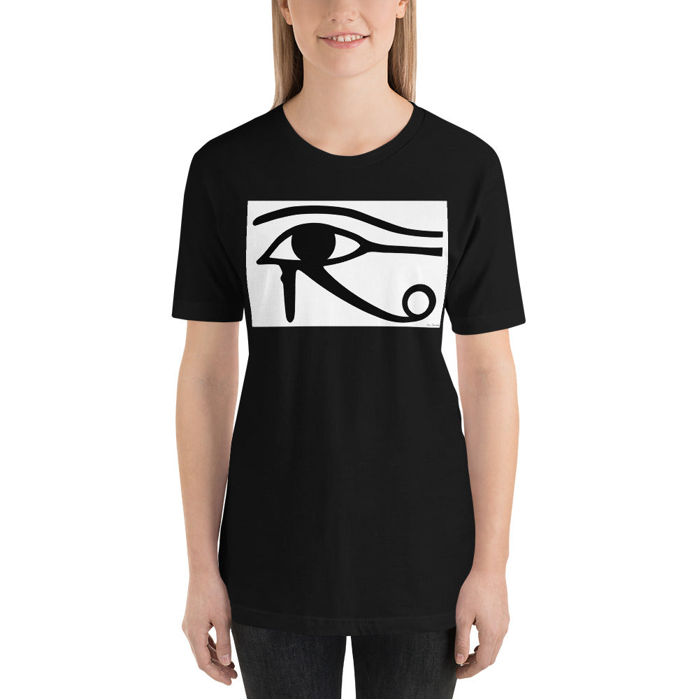 Classic Crew Neck Tee - Eye of Horus - Ronz-Design-Unique-Apparel