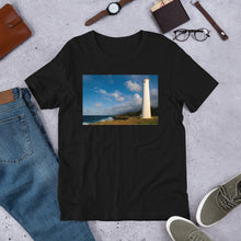 Load image into Gallery viewer, Classic Crew Neck Tee - North Point Lighthouse, The Big Island, Hawaii - Ronz-Design-Unique-Apparel
