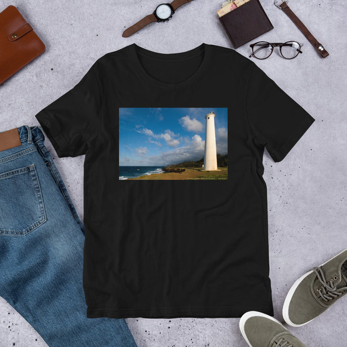 Classic Crew Neck Tee - North Point Lighthouse, The Big Island, Hawaii - Ronz-Design-Unique-Apparel