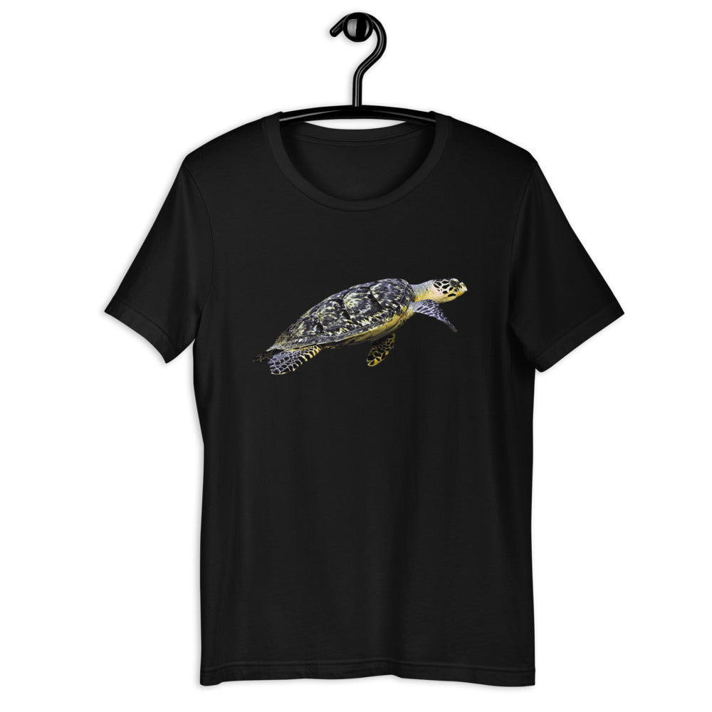 Classic Crew Neck Tee - Flatback Sea Turtle - Ronz-Design-Unique-Apparel