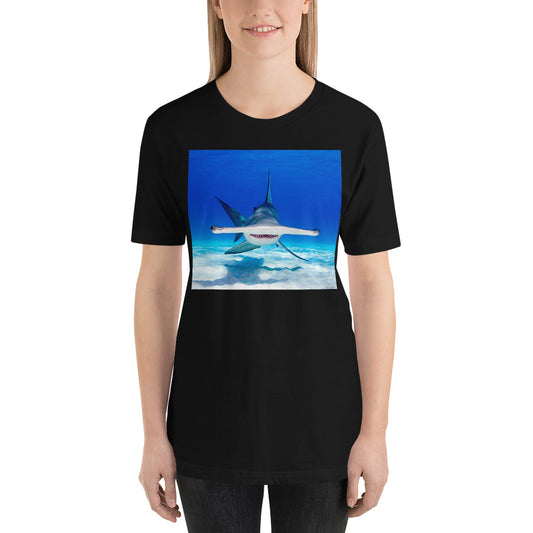 Classic Crew Neck Tee - Hammerhead Dead Ahead - Ronz-Design-Unique-Apparel