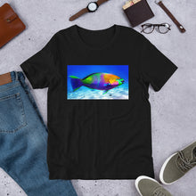 Load image into Gallery viewer, Classic Crew Neck Tee - Parrot Fish - Ronz-Design-Unique-Apparel
