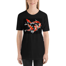 Load image into Gallery viewer, Classic Crew Neck Tee - Six Koi - Ronz-Design-Unique-Apparel
