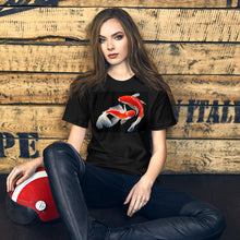 Load image into Gallery viewer, Classic Crew Neck Tee - Two Koi - Ronz-Design-Unique-Apparel
