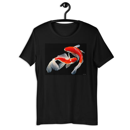 Classic Crew Neck Tee - Two Koi - Ronz-Design-Unique-Apparel