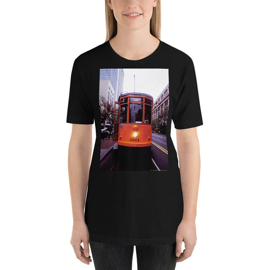 Classic Crew Neck Tee - Milan Trolly, San Francisco - Ronz-Design-Unique-Apparel