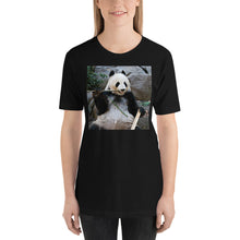 Load image into Gallery viewer, Classic Crew Neck Tee - Happy Panda #3 - Ronz-Design-Unique-Apparel
