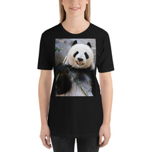 Load image into Gallery viewer, Classic Crew Neck Tee - Happy Panda - Ronz-Design-Unique-Apparel
