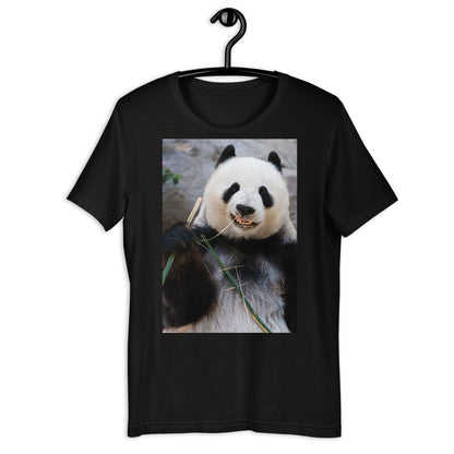 Classic Crew Neck Tee - Happy Panda - Ronz-Design-Unique-Apparel