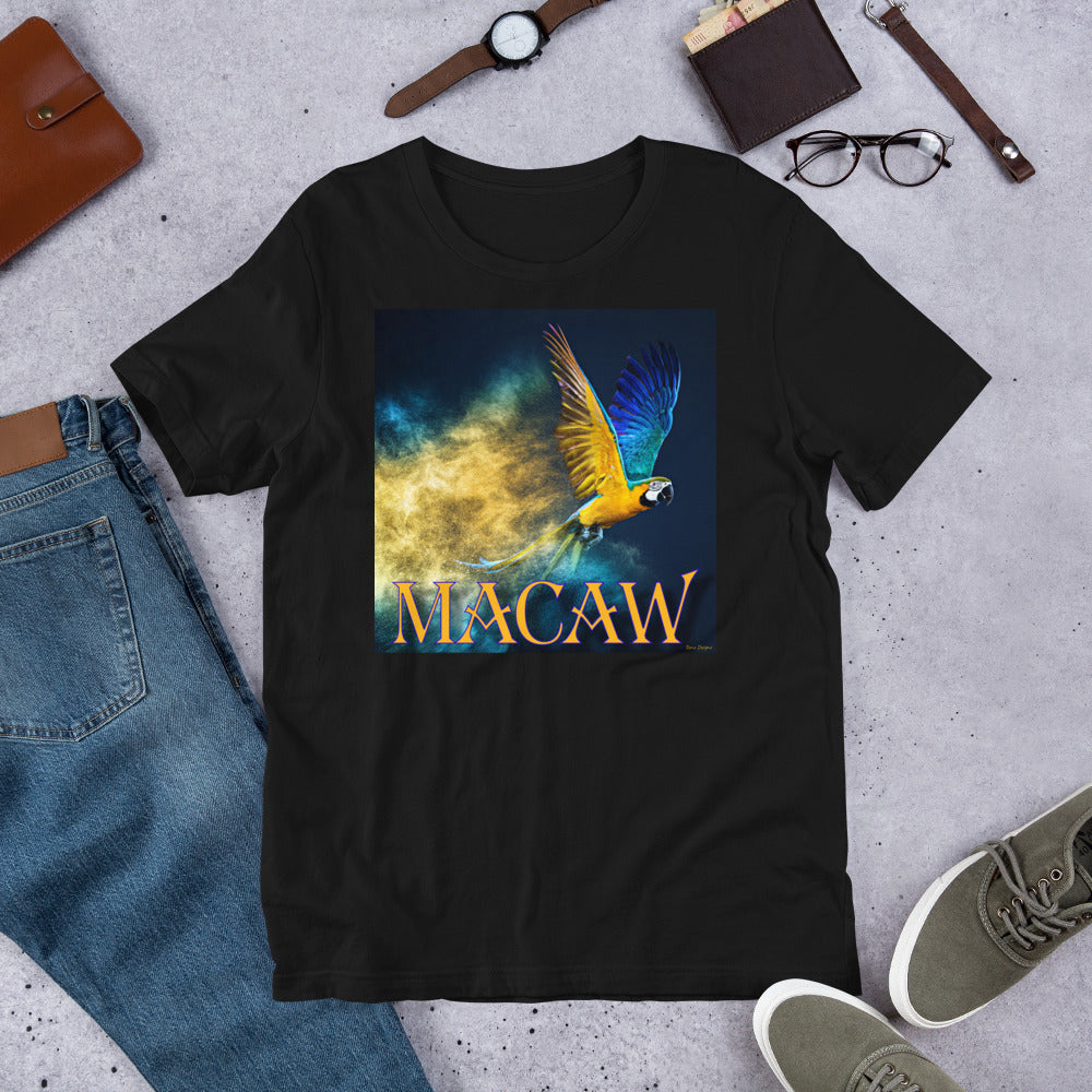 Classic Crew Neck Tee - Macaw - Ronz-Design-Unique-Apparel