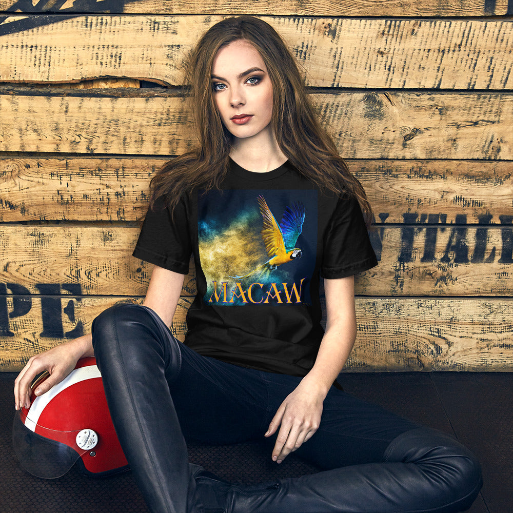 Classic Crew Neck Tee - Macaw - Ronz-Design-Unique-Apparel