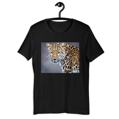 Classic Crew Neck Tee - Blue Eyed Leopard - Ronz-Design-Unique-Apparel