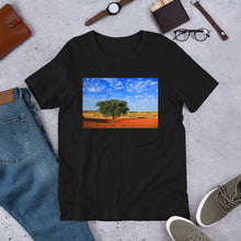 Load image into Gallery viewer, Classic Crew Neck Tee - A Tree in Africa - Ronz-Design-Unique-Apparel
