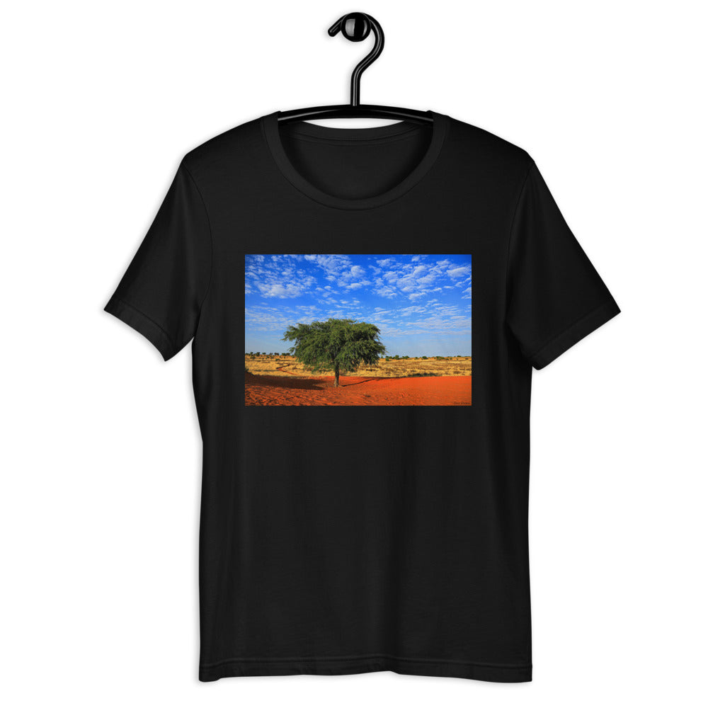 Classic Crew Neck Tee - A Tree in Africa - Ronz-Design-Unique-Apparel