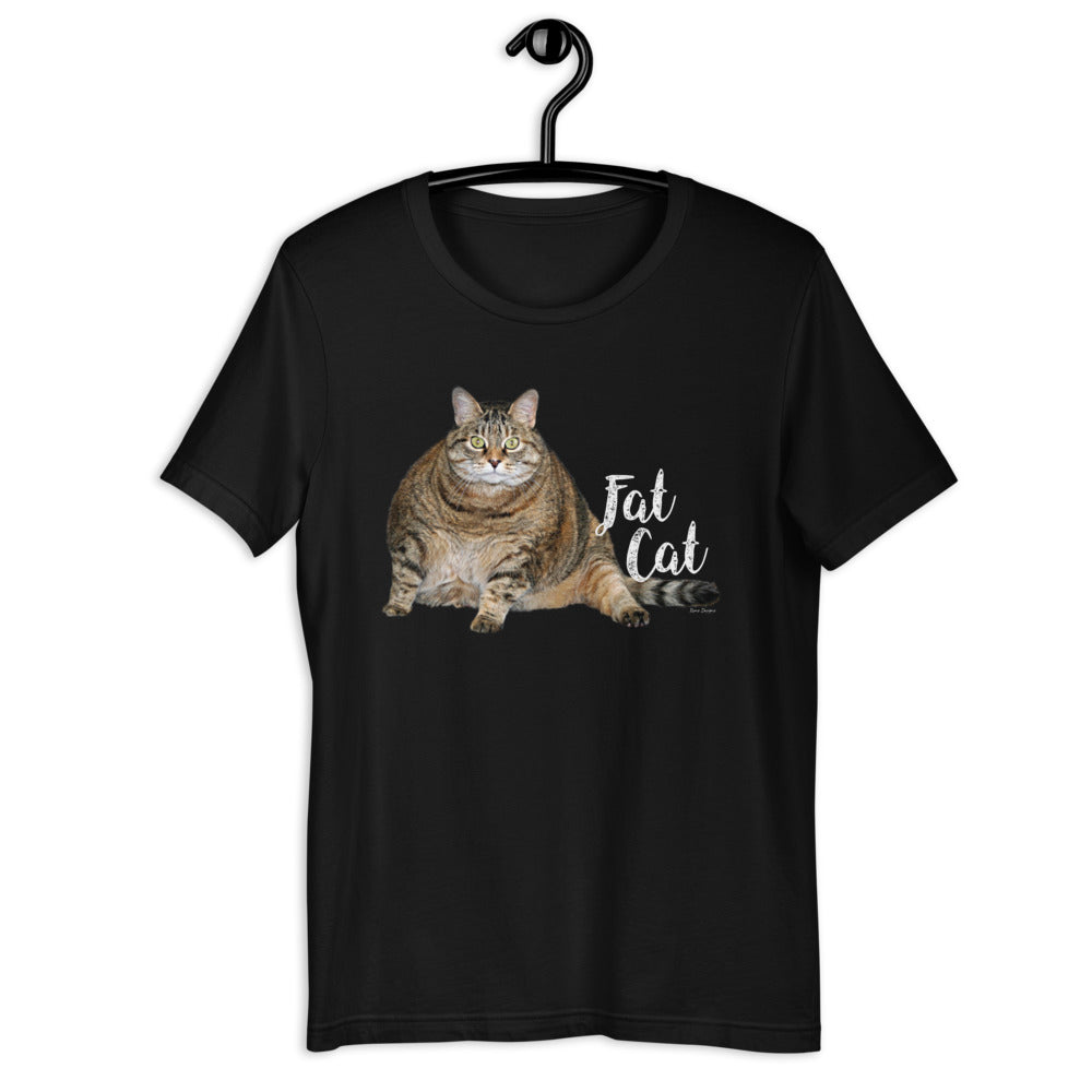 Classic Crew Neck Tee - Fat Cat - Ronz-Design-Unique-Apparel